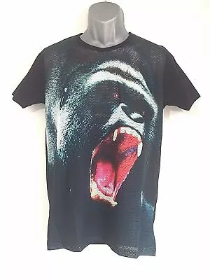 Buy Men's Gorilla Ape King Kong Mesh T-Shirt Short Sleeve Black Sizes S M L XL • 9.99£
