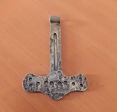 Buy Ancient Pendant Amulet Viking Thor Hammer Mjolnir Silver 925 Scandinavian Norse • 70.87£