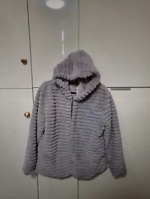 Buy Boohoo Faux Fur Jacket. Size 8. Lilac. Bnwt • 4.99£