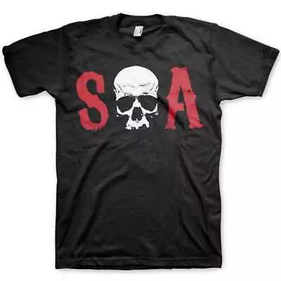 Buy Sons Of Anarchy Men's Skull Initials T-Shirt • 10.04£