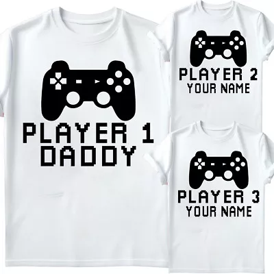 Buy Personalised Gaming  Fathers Day T-shirt Gift For Daddy Tee Top #FD • 3.99£