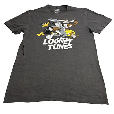 Buy Looney Tunes Grey XS Men’s Tee T-shirt Bugs Bunny Daffy Duck Wile E Coyote • 18.53£