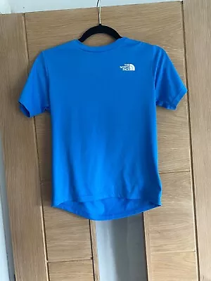 Buy Boys NorthFace  Blue Flash Dry T-shirt - M  • 8£