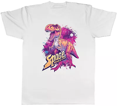 Buy Space T-Rex Mens T-Shirt Dinosaur Galaxy Universe Tee Gift • 8.99£