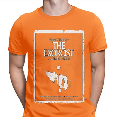 Buy Halloween T-Shirt Exorcist Movie Poster Horror Spooky Creepy Mens T Shirts #HD1 • 6.99£