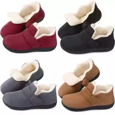 Buy 5 COLOUR ZIZOR  Ladies Adjustable Strap Closed Back Slipper With Memory Foam • 5.99£