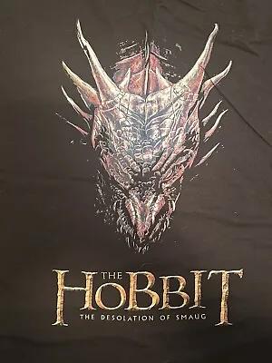 Buy THE HOBBIT The Desolation Of Smaug T-shirt Size Large Lord Of The Rings • 18.12£