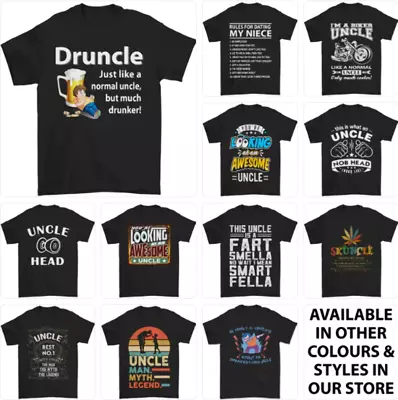 Buy Uncle T-Shirt Funny Mens Tshirt Tee Top Niece Nephew • 8.99£