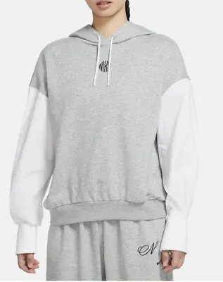 Buy Nike Womens Hoodies Grey / Size M / Icon Clash / Training Gym • 45£