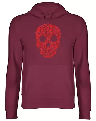 Buy Red Skull Mens Womens Hooded Top Hoodie Gift • 17.99£