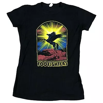 Buy Tultex The Foo Fighters Band Promo Black Shirt Women’s XS • 17.01£