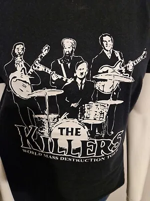 Buy The Killers World T-shirt Destruction Tour T Shirt Unisex Tshirt 6007  • 9.90£