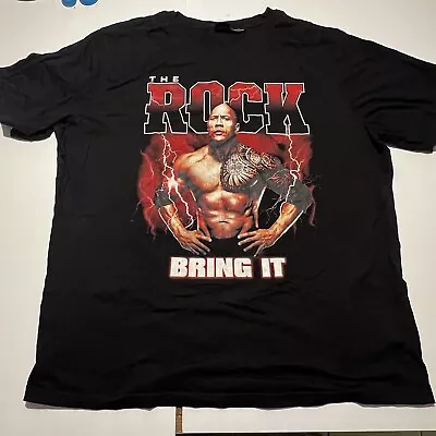 Buy The Rock WWE WWF Wrestling 2020  Shirt Mens Size XL • 18.55£