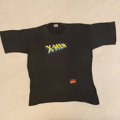 Buy X-Men Vintage T-Shirt 1996 Size XL 1990s Marvel Comics Animated Series Cartoon • 20£