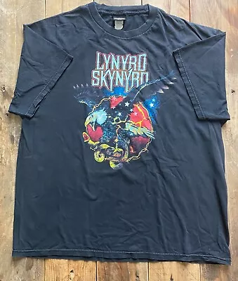 Buy Lynyrd Skynyrd T-Shirt - Front/Back Print -Fly On,Inc 2005 -Black-XL- Winterland • 35£