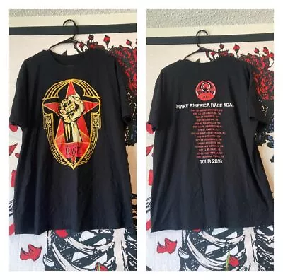 Buy 2016 Prophets Of Rage Against The Machine Tour Concert Shirt Primus Tool Metal • 48.09£