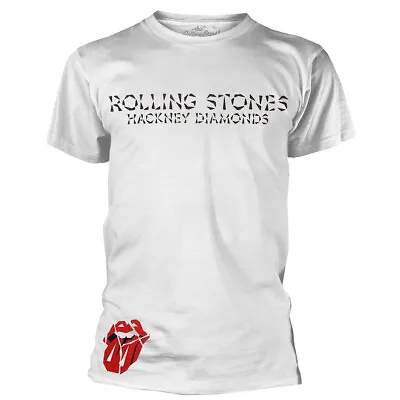 Buy The Rolling Stones Hackney Diamonds Lick White T-Shirt NEW OFFICIAL • 16.29£