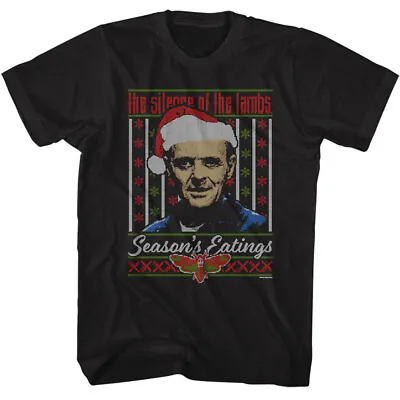 Buy Silence Of The Lambs Hannibal Lecter Christmas Season's Eatings Men's T Shirt • 38.94£