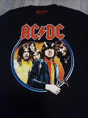Buy Ac/dc T Shirt Xl Black Highway To Hell Angus Young Rock • 10£