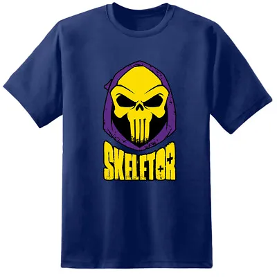 Buy Mens Skeletor Punisher Style T Shirt Retro 80s Movies TV Kids He Man She Ra • 19.99£