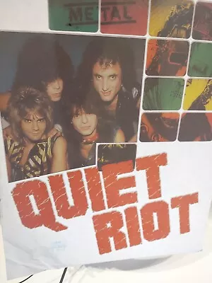 Buy QUIET RIOT Metal Vintage T-shirt Transfer Genuine Original Rare 1980s Randy  • 32.95£