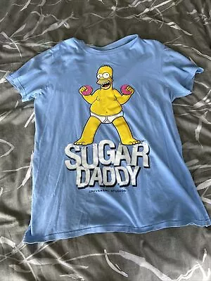 Buy The Simpsons Sugar Daddy T Shirt - Size Medium • 10£