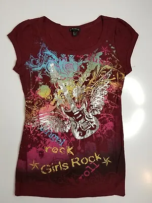 Buy FANG Women's Girls Rock Graphic T Shirt Size Large • 4.72£