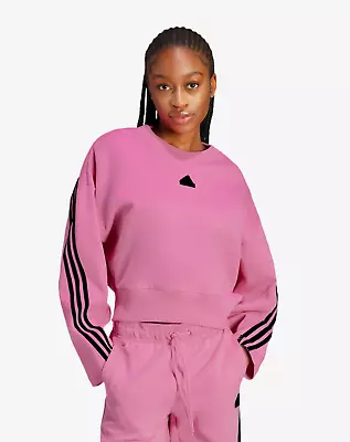 Buy Adidas T-shirt With 3 Stripes Future Icons Pink Fusion Size S, M, L • 43£