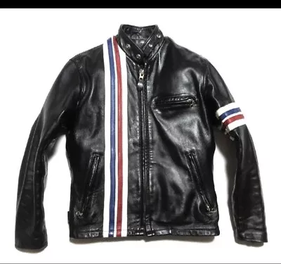 Buy Schott 671 Horse Hide Easy Rider Leather Jacket Size 38 Black Knoxville Fonda • 450£