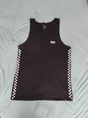 Buy Mens VANS Black Printed Classic Fit Vest Size M  • 5£
