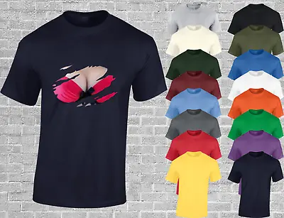 Buy Boobs Slash Mens T Shirt Funny Rude Ti*s Bra Design Joke Gift Idea Novelty Top • 7.99£