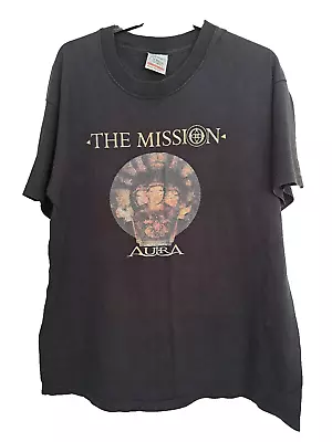 Buy Official The Mission Uk 'aura 2002 Tour' T Shirt Size Large • 17.50£