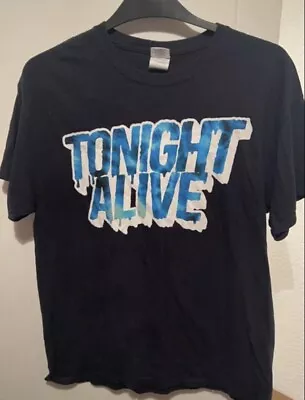 Buy Tonight Alive T Shirt Rare Rock Band Merch Tee Size Medium • 12.50£