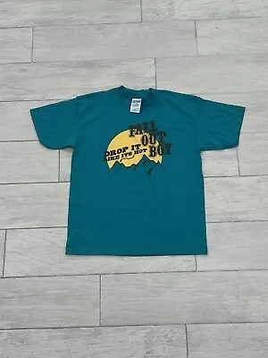 Buy Vintage Y2K Fall Out Boy Drop It Like Its Hot T-Shirt Youth Kids Size Large • 15.73£