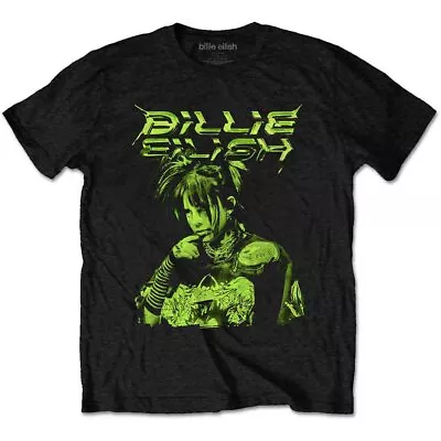 Buy Billie Eilish Illustration Official Tee T-Shirt Mens Unisex • 17.13£