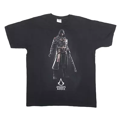 Buy ASSASSIN'S CREED Rogue Mens T-Shirt Black Short Sleeve L • 7.99£