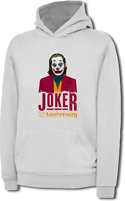 Buy Joker Hoodie 5th Anniversary Vintage Movie Lovers Movie Character Gift Hood Top • 18.99£