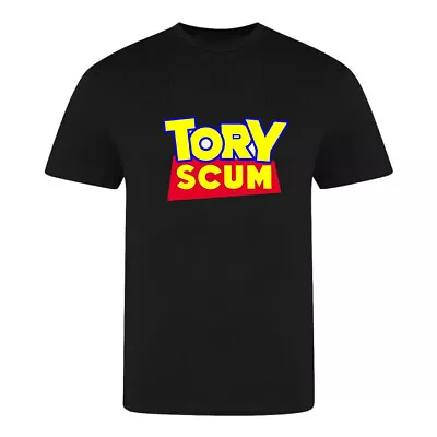 Buy Film Movie Birthday Halloween Horror T Shirt For Tory Scum Tories Politics Fan • 8.99£