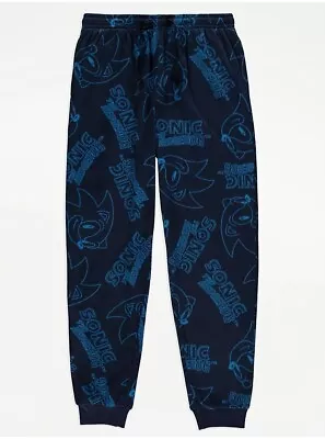 Buy Sonic The Hedgehog Pyjama Fleece Lounge Bottoms / Medium • 9.99£