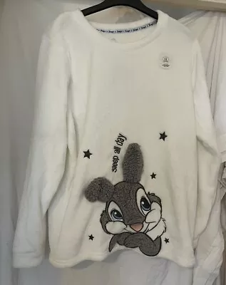 Buy Ladies Disney Thumper Fleece Pyjama Top Size 16-18 BNWT • 4£