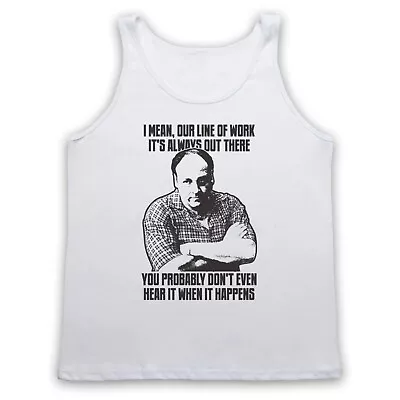Buy Our Line Of Work Unofficial Tony The Sopranos Mafia Adults Vest Tank Top • 18.99£