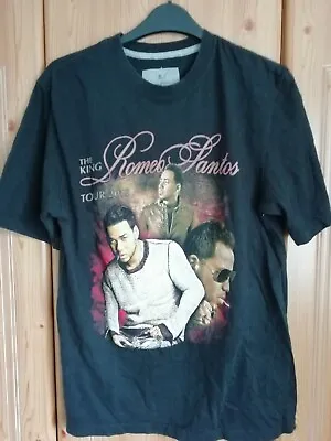 Buy Adult Romeo Santos Tour 2012-2013 Double Sided Concert Merch Shirt Size S • 12.99£