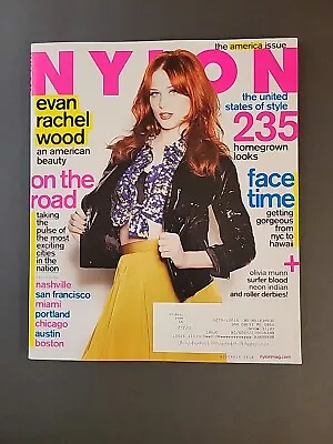 Buy Rare Issue! NYLON MAGAZINE EVAN RACHEL WOOD Olivia Munn  Marilyn Manson Sucks! • 21.02£