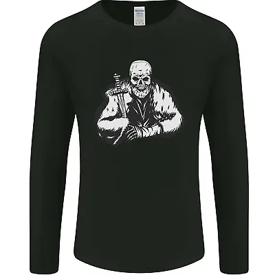 Buy Viking Skull & Sword Thor Valhalla Mens Long Sleeve T-Shirt • 12.99£