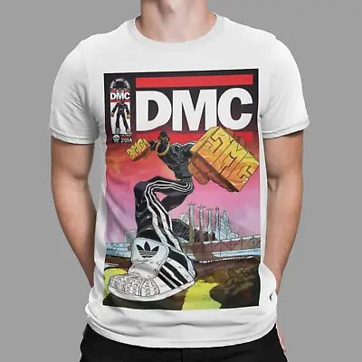 Buy Run DMC T-shirt Logo Classic 80s Rap Hip Hop Music Dance Retro Poster Tee Comic • 6.99£