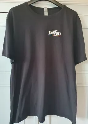 Buy Shed Seven 7 T Shirt Indie Rock Band Tour Merch Tee Size XL Black • 16.30£