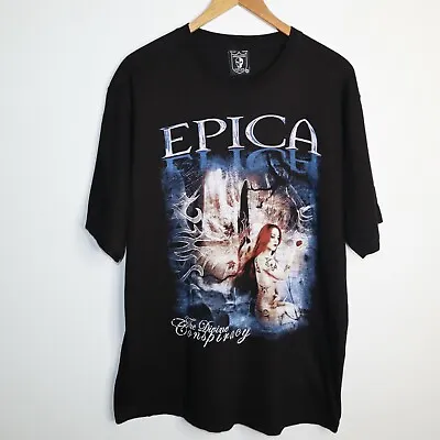 Buy Epica The Divine Conspiracy T-shirt XL Underground Nacho Pop Tag • 32.24£