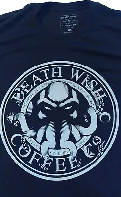 Buy New Cthulhu Death Wish Coffee T-shirt Size.  Sold Out.   Extra Large • 84.99£
