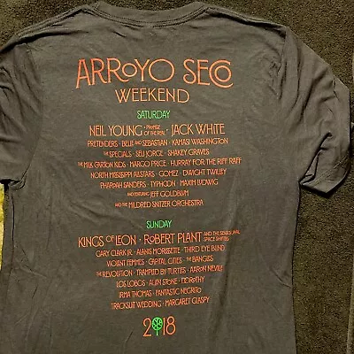 Buy NEIL YOUNG : PRETENDERS - Arroyo Seco Festival 2018  T-Shirt : MEDIUM - VINTAGE • 39.12£
