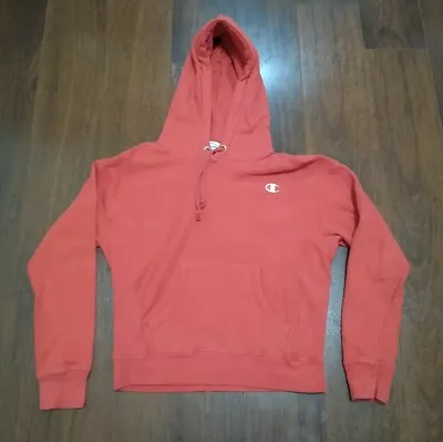 Buy Vintage Champion Reverse Weave Boys Girls Youth Small Hoodie Red Size Small • 26.77£
